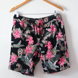 Men's Tiger Floral Shorts
